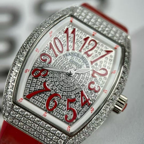 Franck Muller Lady Vanguard 💎 Alligator Strap,