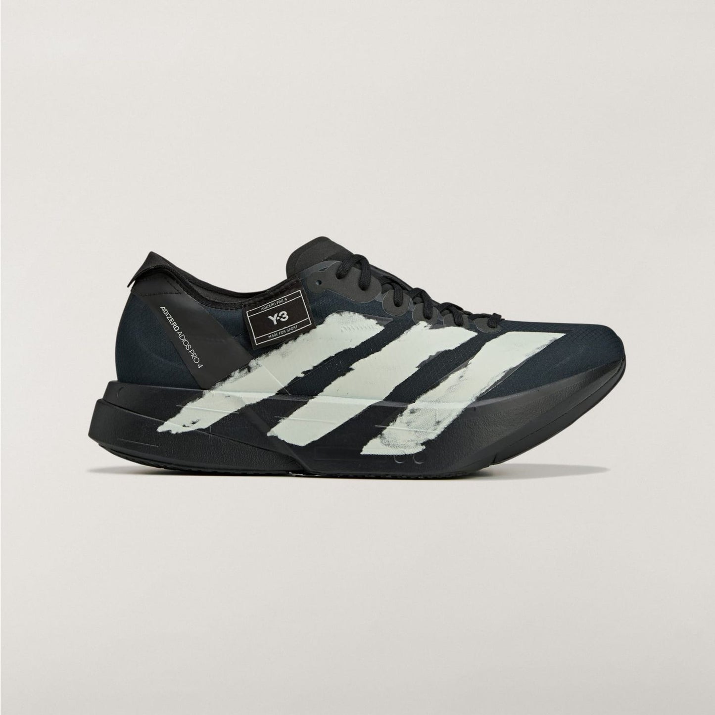 Adidas Y-3 Adizero Adios Pro 4 Black/Off White colorway