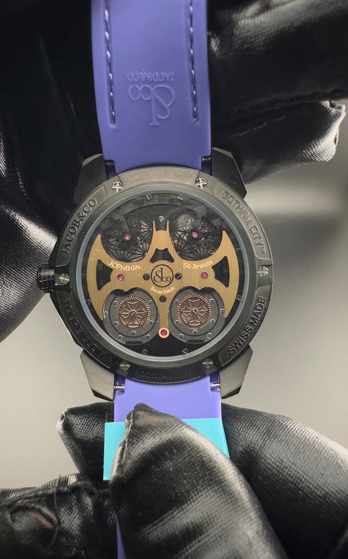 JACOB & CO Gotham City Black DLC Titanium Limited edition