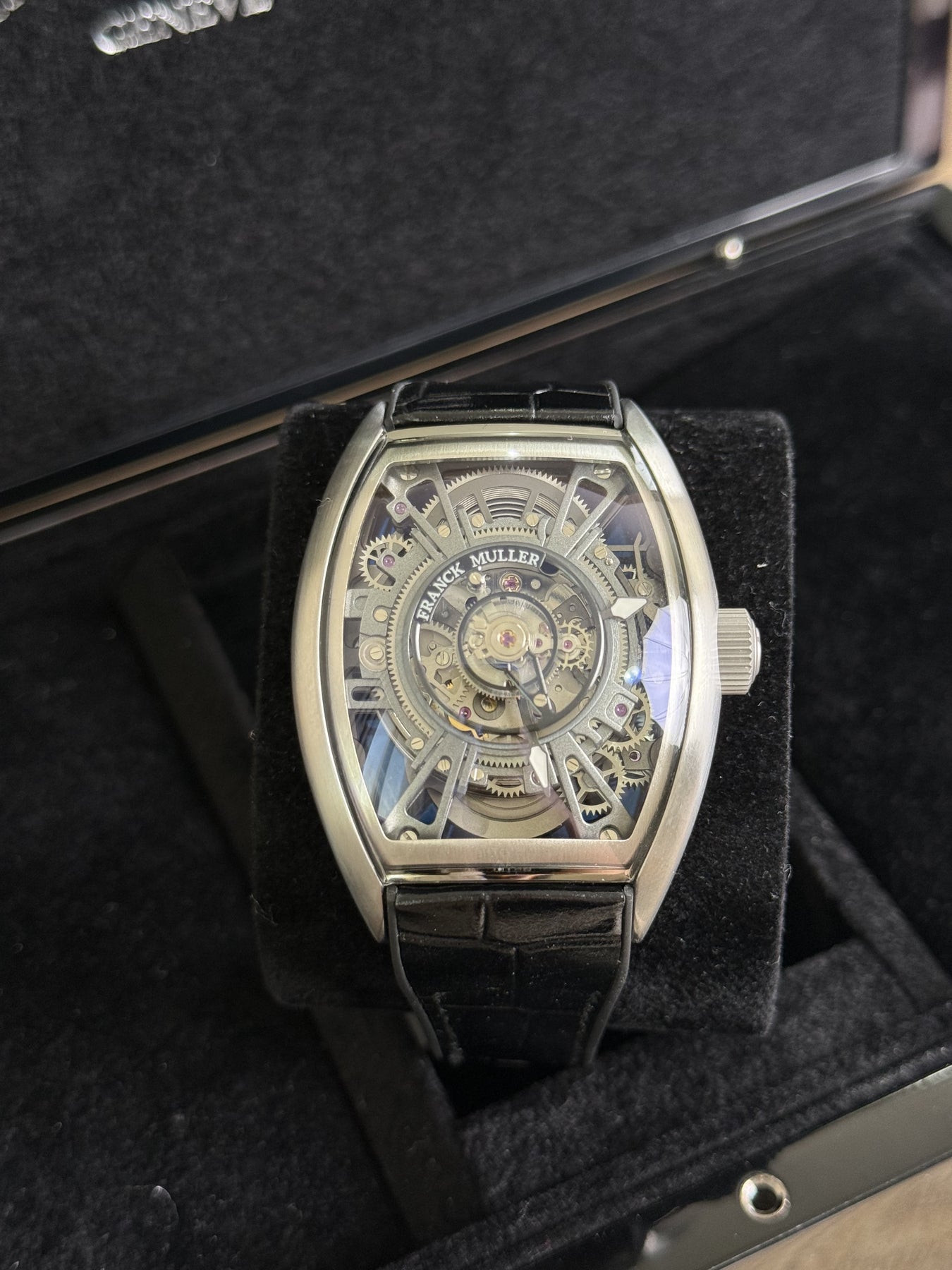 Franck Muller Tourbillion Silver. \ Black