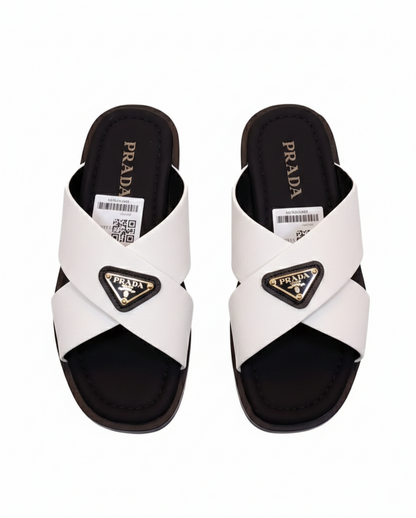 Parada Crisscross Men's Sandal White