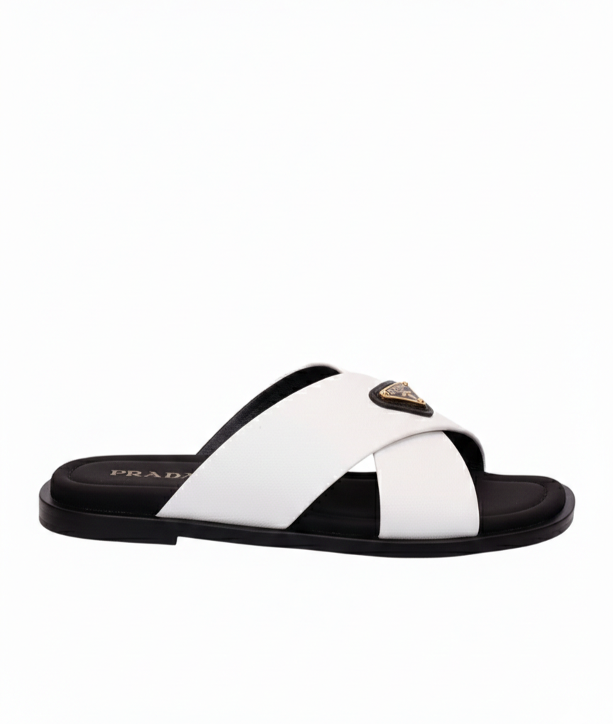 Parada Crisscross Men's Sandal White