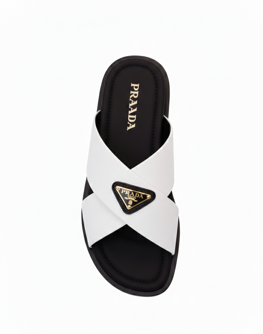 Parada Crisscross Men's Sandal White