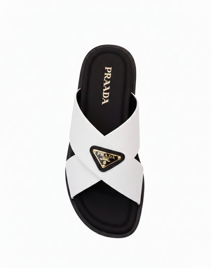 Parada Crisscross Men's Sandal White
