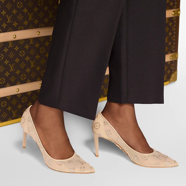 Louis Vuitton Gala Pumps Nude Beige