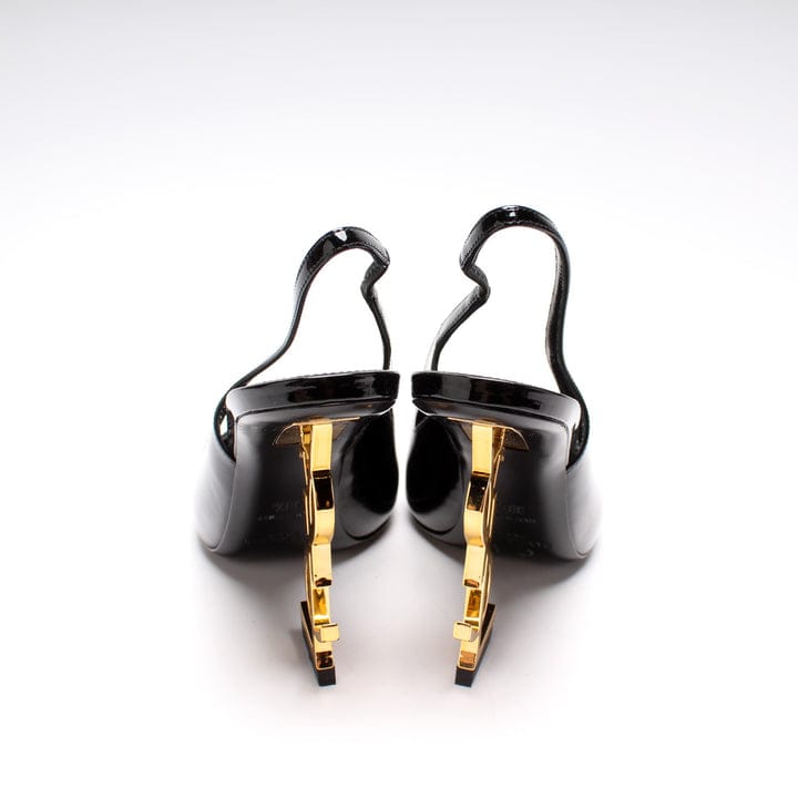 Saint Laurent Opyum 85mm Slingback Pumps Black