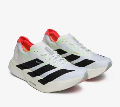 Adidas ADIZERO ADIOS PRO 4 ‘Cloud White / Core Black / 
Silver Metallic’