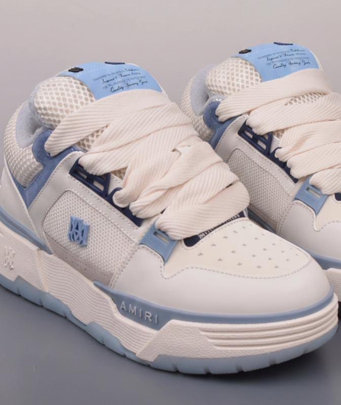AMIRI MA-1 "White/Blue"