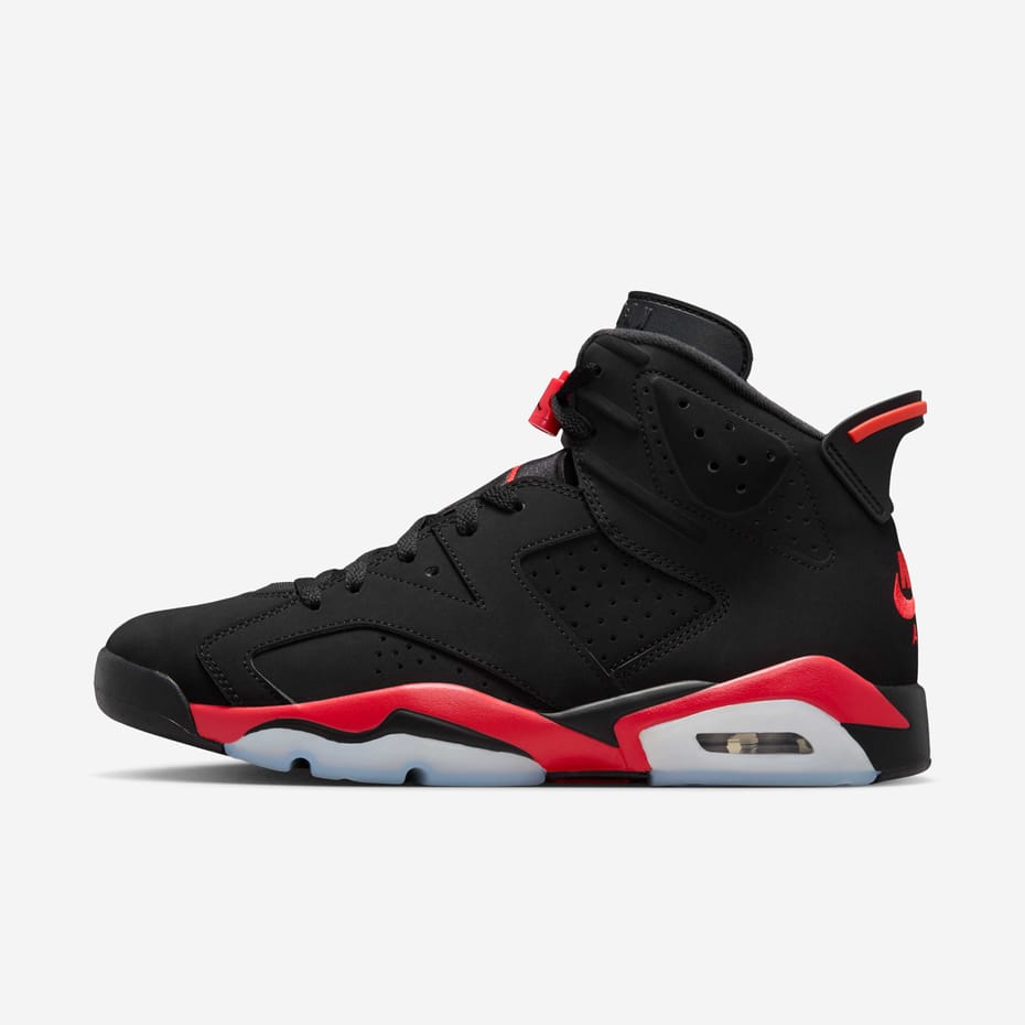 Air Jordan 6 Retro "Black with Red and Gray"