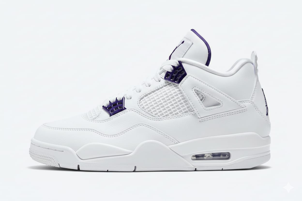 Air Jordan 4 Retro "Metallic Pack Purple"