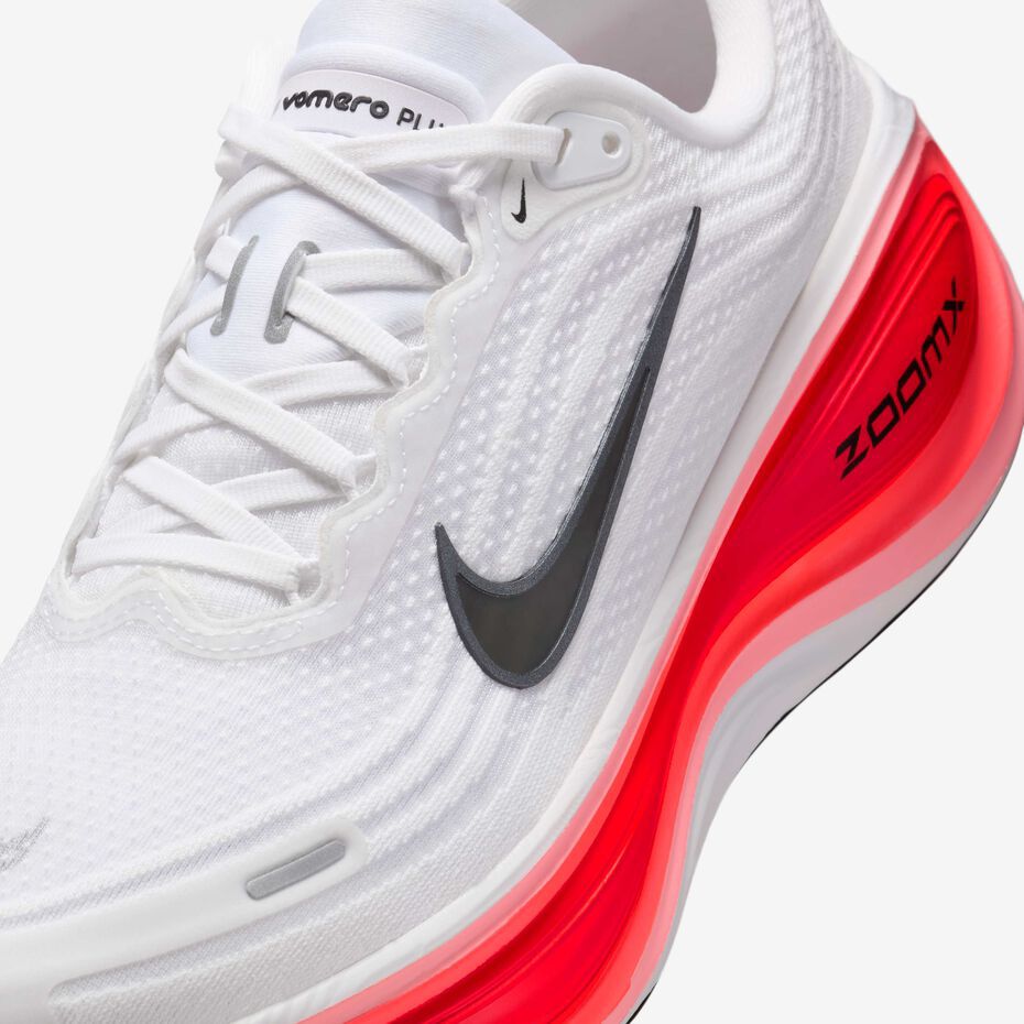 Nike Vomero Plus "White/Bright Crimson"