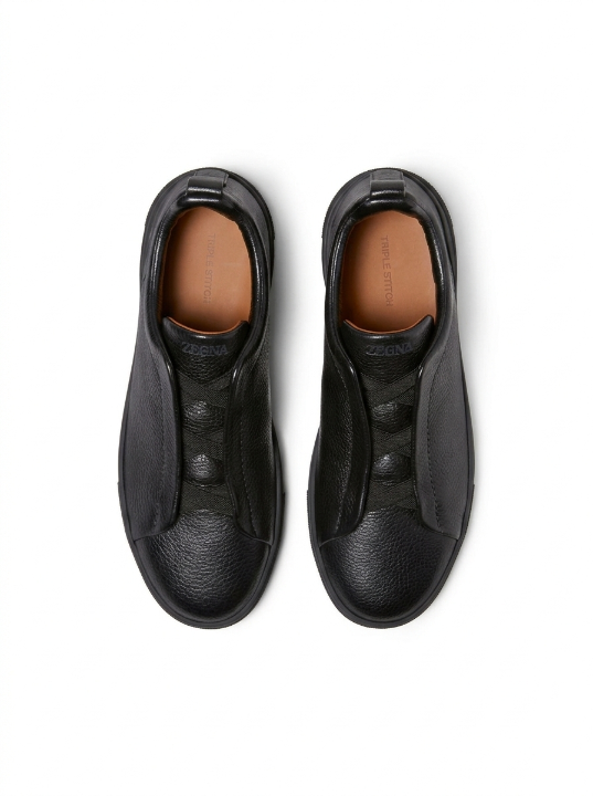 ZEGNA Triple Stitch "Black"