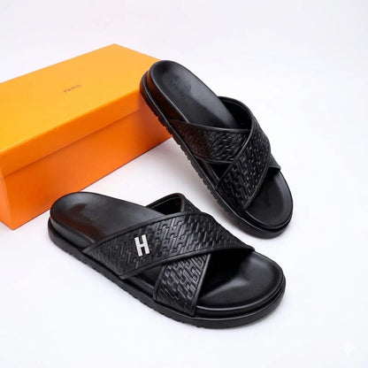 Hermes slipper "Black"