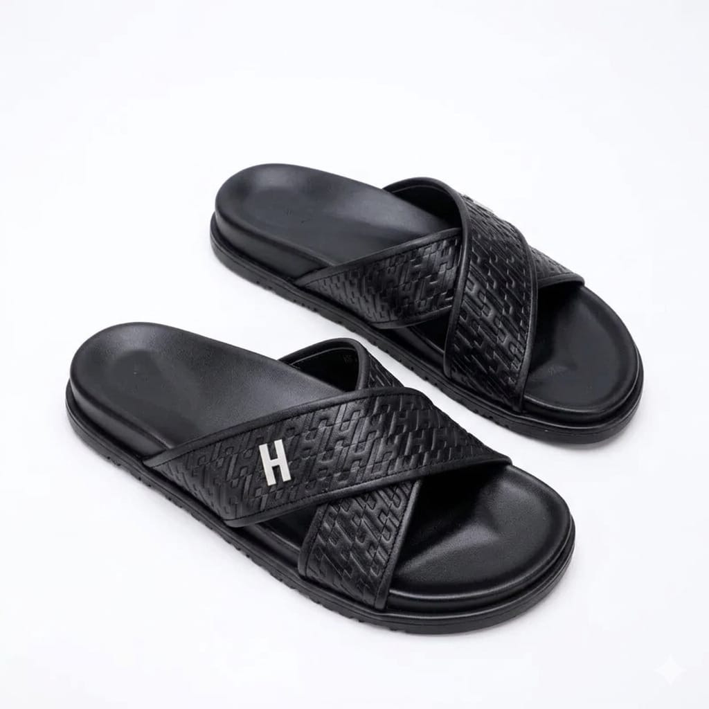 Hermes slipper "Black"