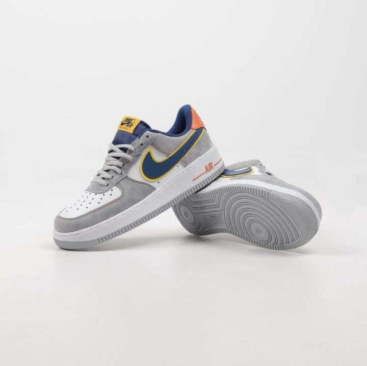 Nike Air Force Sneakers Low 1
"White/ Navy Blue/Yellow/Orange"