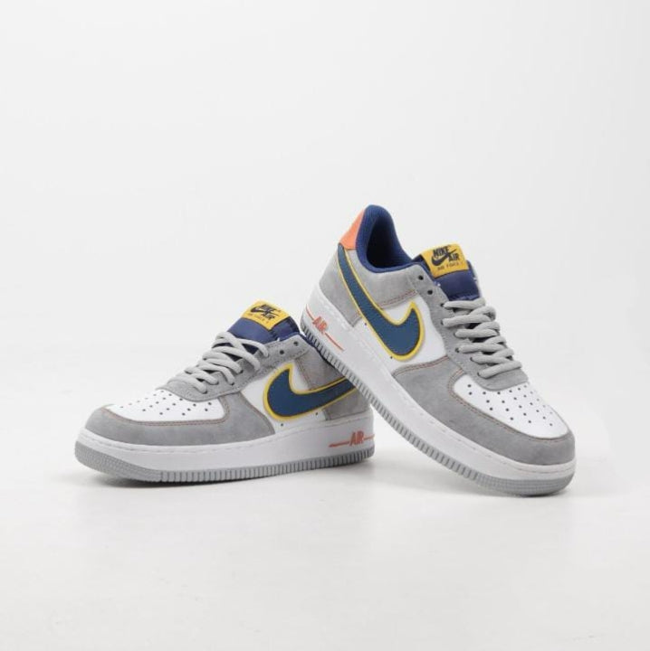 Nike Air Force Sneakers Low 1
"White/ Navy Blue/Yellow/Orange"