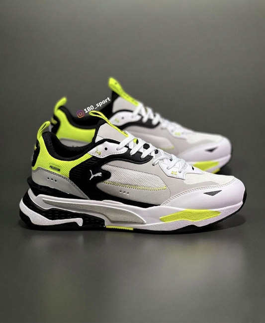 PUMA RS-Fast Limiter "White/Neon Yellow"