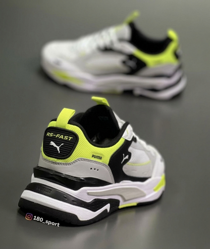 PUMA RS-Fast Limiter "White/Neon Yellow"