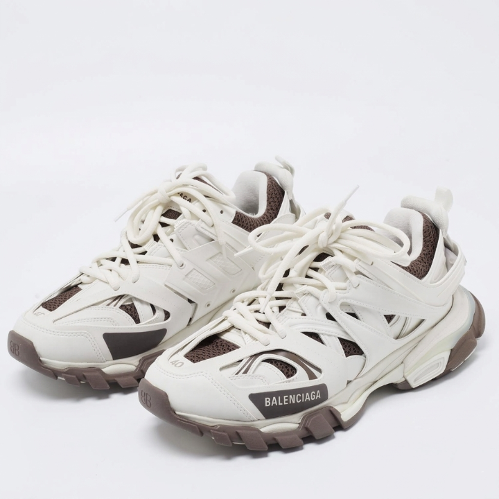 Balenciaga "White/Brown" Track Sneakers