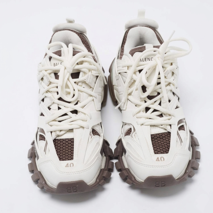 Balenciaga "White/Brown" Track Sneakers