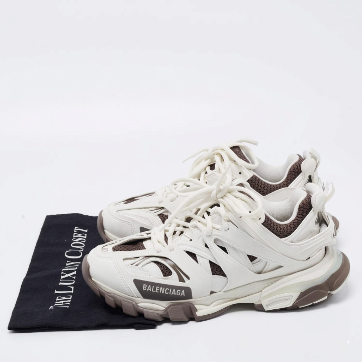 Balenciaga "White/Brown" Track Sneakers