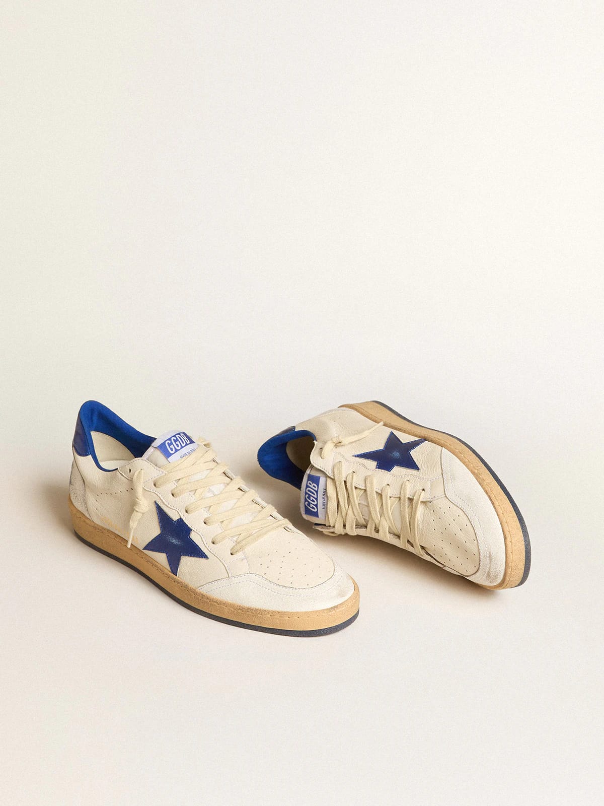 Golden Goose Ball Star "White/Blue"