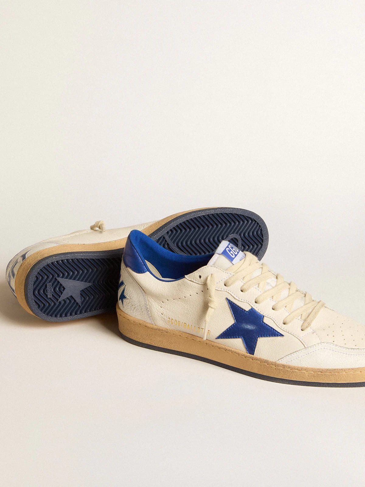 Golden Goose Ball Star "White/Blue"