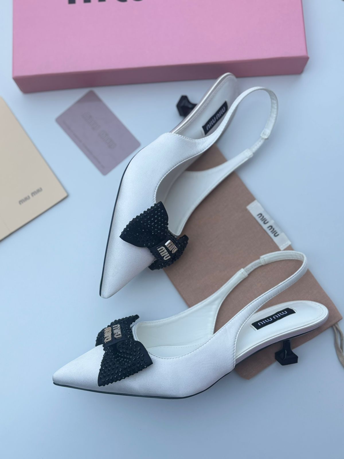 Miu Miu Heels "White"