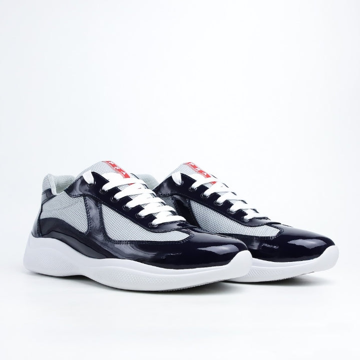 Prada America's Cup Sneakers "Navy/Grey"