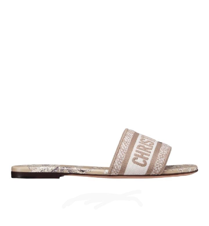 Dior Dway Slides "Beige"