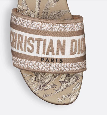 Dior Dway Slides "Beige"