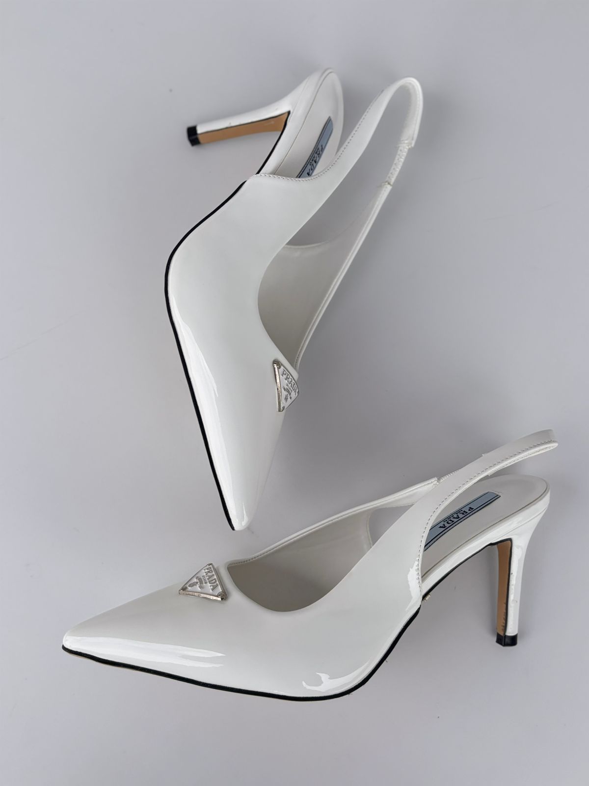 Prada Slingback Pumps "White"