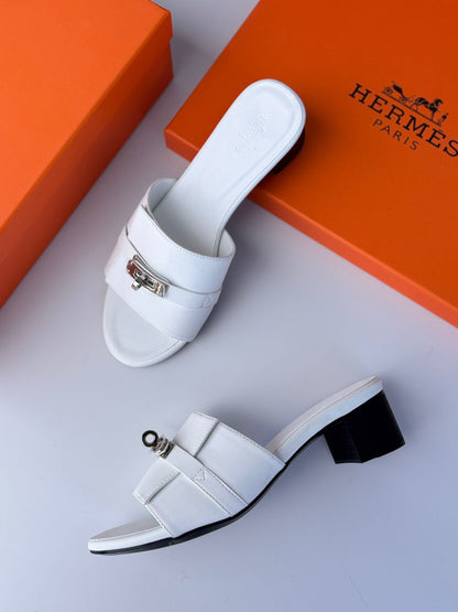Hermès Gigi 50 sandals "White"