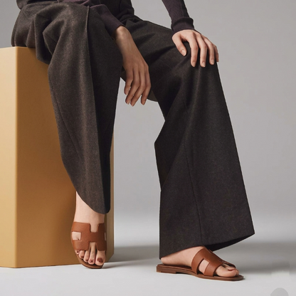 Hermès Oran Sandal "Brown"