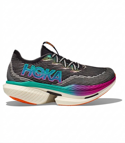 HOKA Cielo X1 Running Shoe "Black/Electric Aqua"
