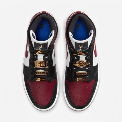 Nike WMNS Air Jordan 1 Mid SE  "Black Dark Beetroot"