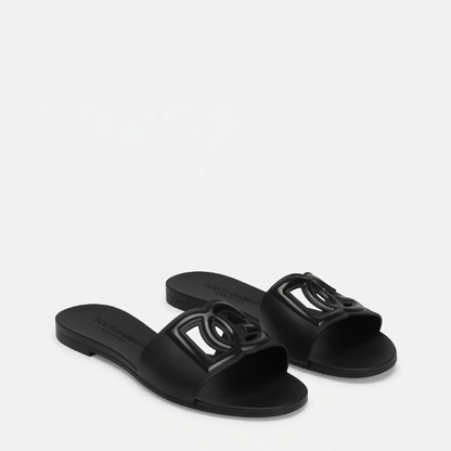Dolce & Gabbana Bianca slides "Black"