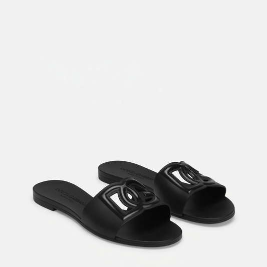Dolce & Gabbana Bianca slides "Black"