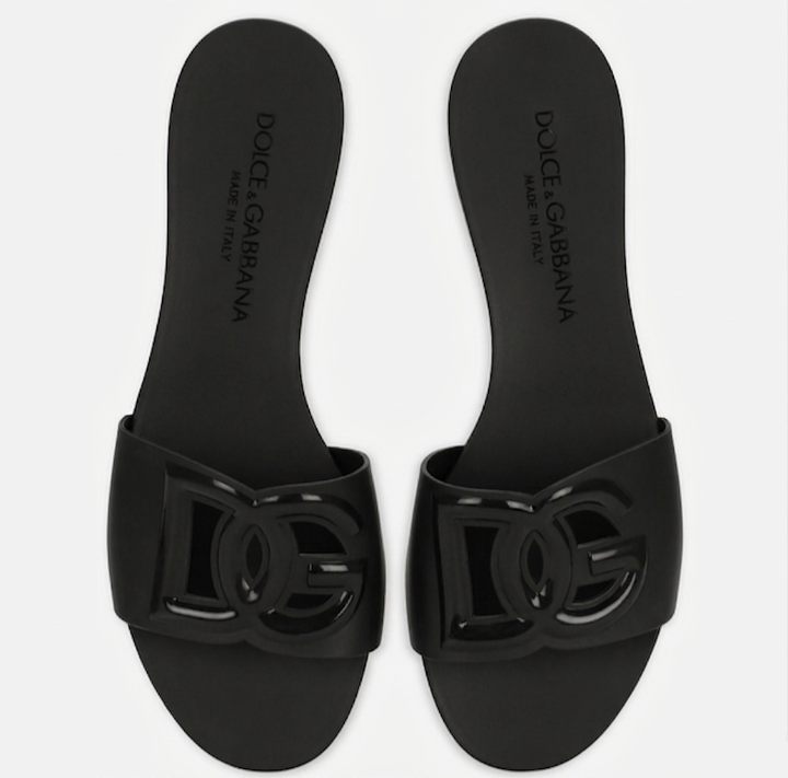 Dolce & Gabbana Bianca slides "Black"