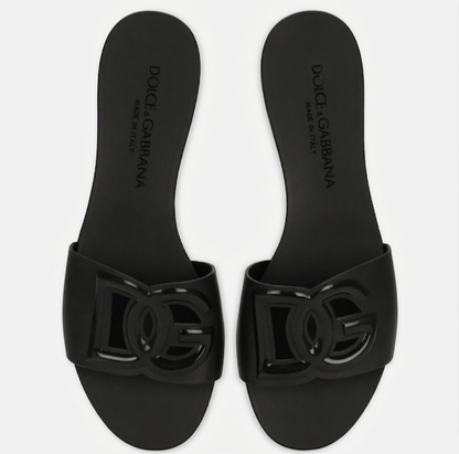 Dolce & Gabbana Bianca slides "Black"