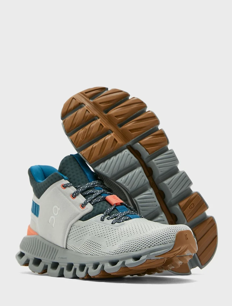 On Running Cloud Hi Edge Sneaker, "Glacier/Shadow"