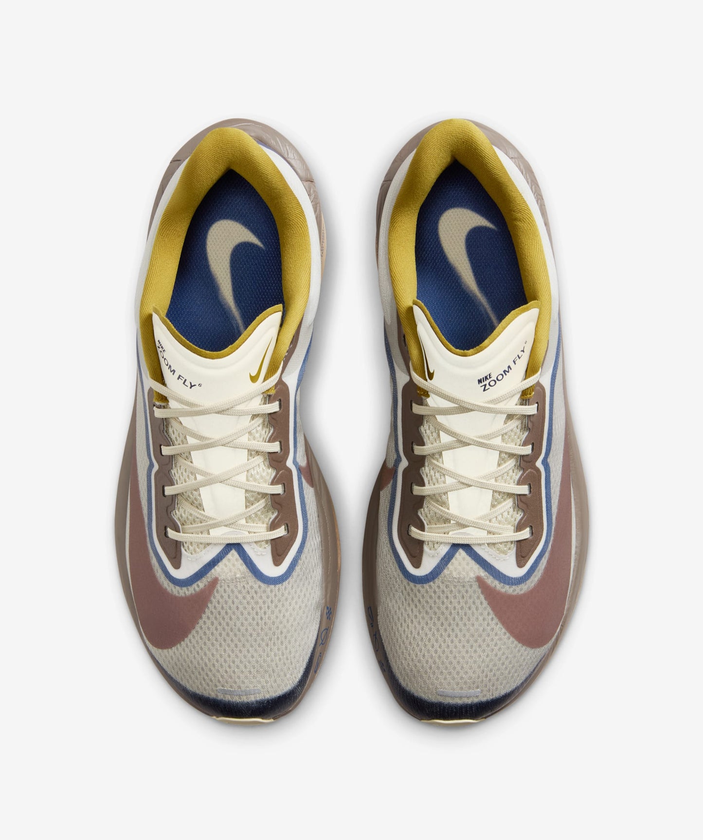 Nike Zoom Fly 6 Running Shoes "Light Bone/ Cave Stone Blue/ Void Burgundy Crush"