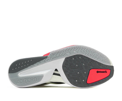 Adidas Adizero Boston 13 Running Shoe "White/ Black/ Red "