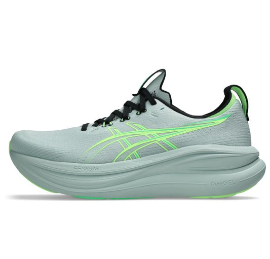 ASICS GEL-NIMBUS 28 Running Shoes "Cold Moss/Illuminate Green"