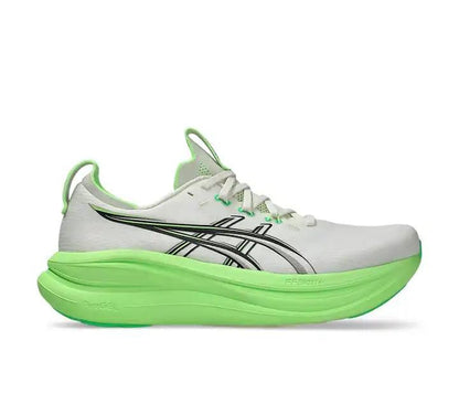ASICS GEL-NIMBUS 28 Running Shoe "Cream/Black/Green"