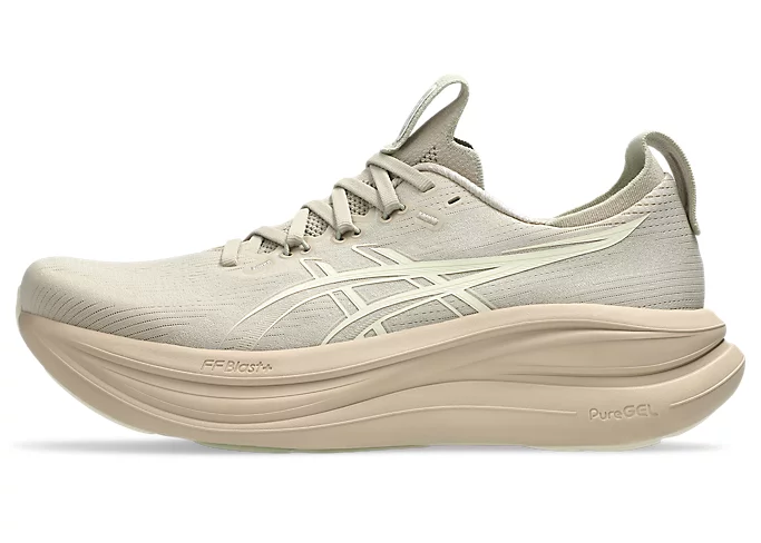 ASICS GEL-NIMBUS 28 Running Shoe "Feather Grey/Cream"