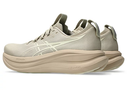 ASICS GEL-NIMBUS 28 Running Shoe "Feather Grey/Cream"