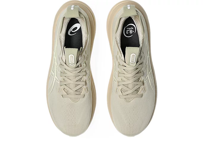 ASICS GEL-NIMBUS 28 Running Shoe "Feather Grey/Cream"