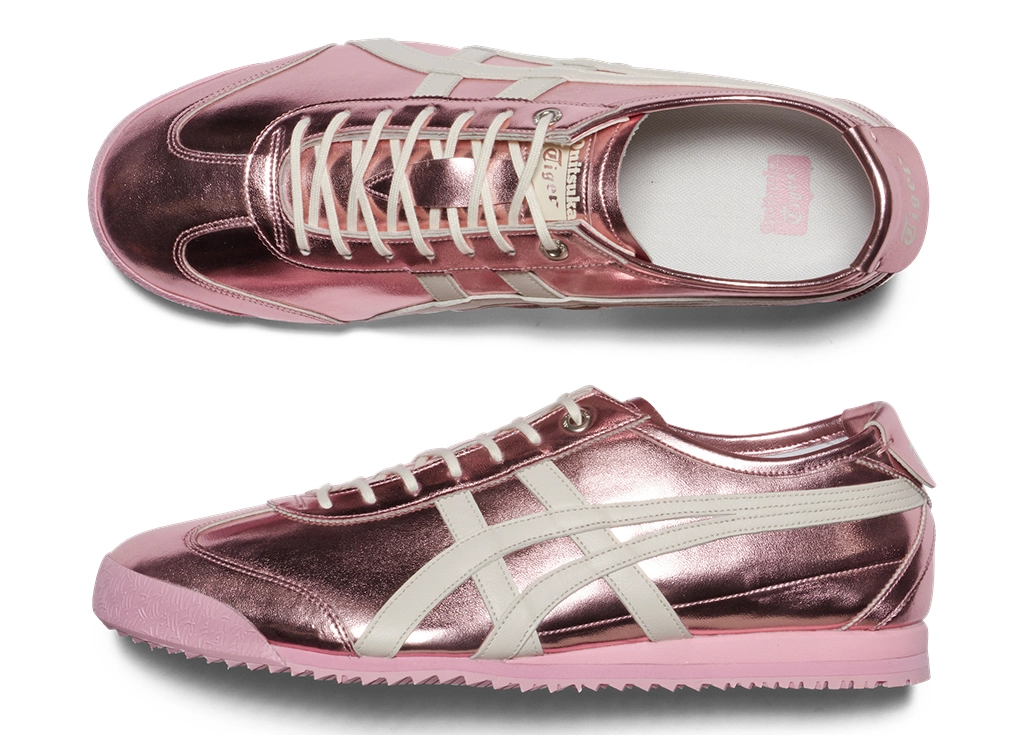 Onitsuka Tiger Mexico 66 SD Metallic Series Sneaker "Crystal Pink/Cream"