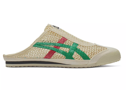 Onitsuka Tiger Mexico 66 Sabot  "Cream/Green/Red"
